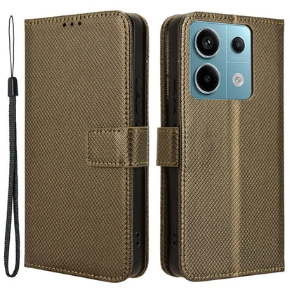 For Xiaomi Redmi Note 13 Pro 5G / Poco X6 5G Phone Case Anti-Scratch Shell Magnetic PU Leather Wallet Phone Cover