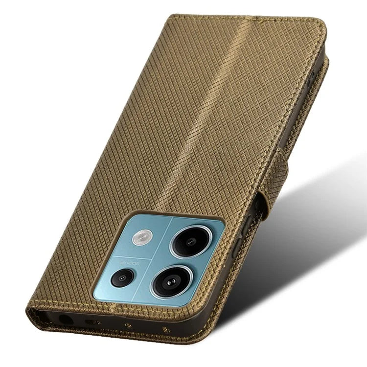For Xiaomi Redmi Note 13 Pro 5G / Poco X6 5G Phone Case Anti-Scratch Shell Magnetic PU Leather Wallet Phone Cover