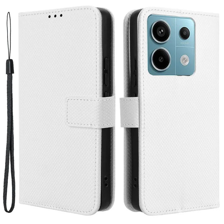 For Xiaomi Redmi Note 13 Pro 5G / Poco X6 5G Phone Case Anti-Scratch Shell Magnetic PU Leather Wallet Phone Cover
