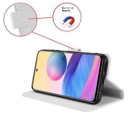 For Xiaomi Redmi Note 13 Pro 5G / Poco X6 5G Phone Case Anti-Scratch Shell Magnetic PU Leather Wallet Phone Cover