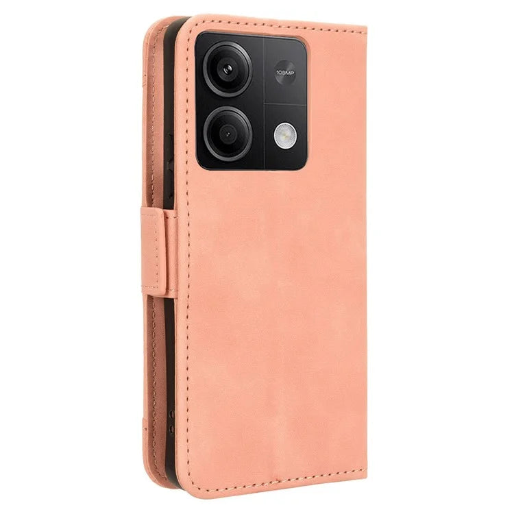 For Xiaomi Redmi Note 13 5G Case Slim-Fit PU Leather Phone Stand Cover Wallet