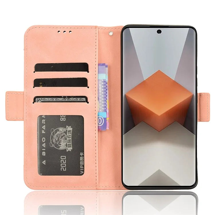 For Xiaomi Redmi Note 13 Pro+ 5G Anti-Scratch Phone Shell Leather Case Wallet Stand Phone Cover