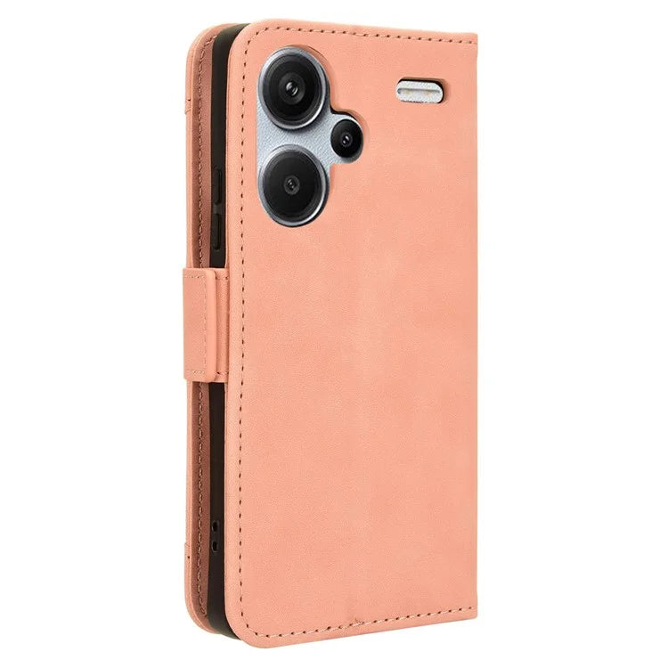 For Xiaomi Redmi Note 13 Pro+ 5G Anti-Scratch Phone Shell Leather Case Wallet Stand Phone Cover