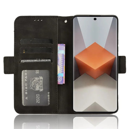For Xiaomi Redmi Note 13 Pro+ 5G Anti-Scratch Phone Shell Leather Case Wallet Stand Phone Cover