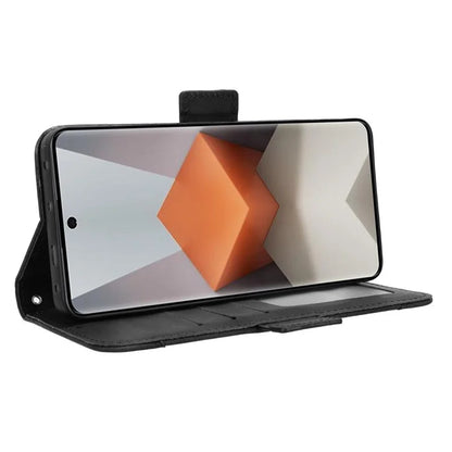 For Xiaomi Redmi Note 13 Pro+ 5G Anti-Scratch Phone Shell Leather Case Wallet Stand Phone Cover