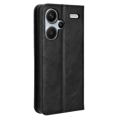 Retro Leather Phone Cover for Xiaomi Redmi Note 13 Pro+ Wallet Magnetic Leather Phone Case