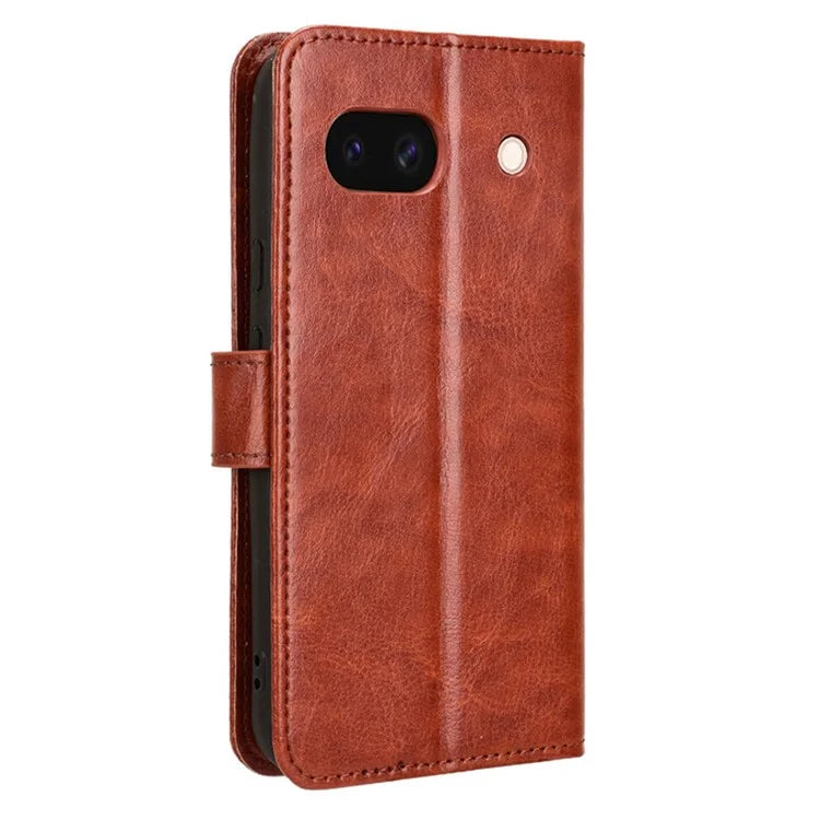 For Google Pixel 8a Leather Case Stand Wallet Leather Phone Cover