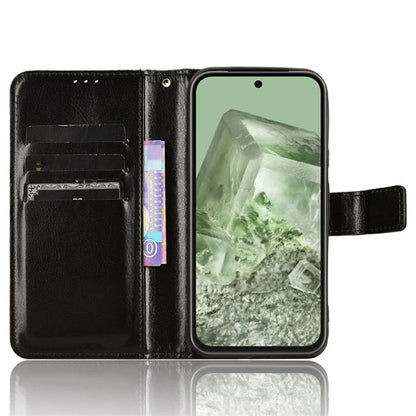 For Google Pixel 8a Leather Case Stand Wallet Leather Phone Cover