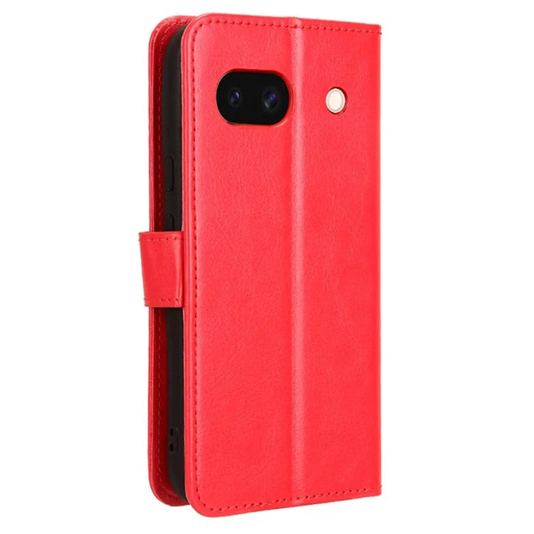 For Google Pixel 8a Leather Case Stand Wallet Leather Phone Cover