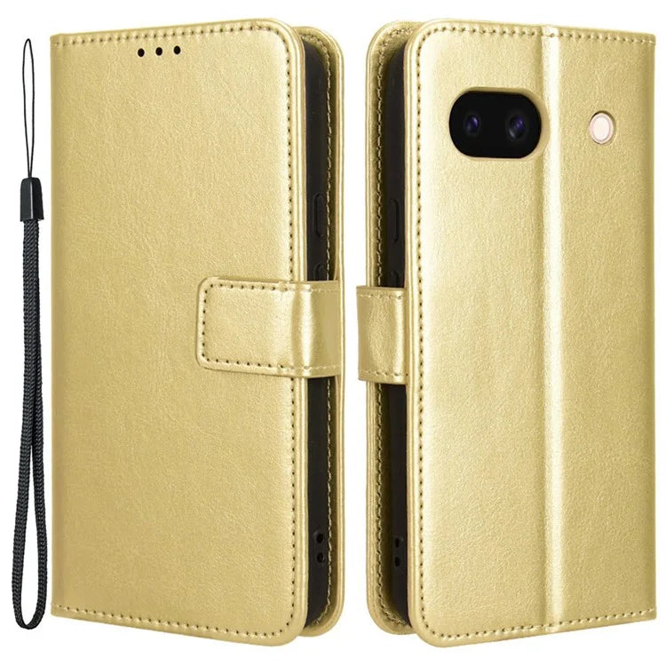 For Google Pixel 8a Leather Case Stand Wallet Leather Phone Cover