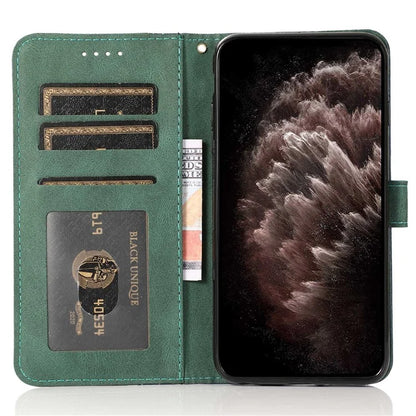 For Samsung Galaxy A05 4G Case Stand Color Splicing PU Leather Wallet Phone Cover