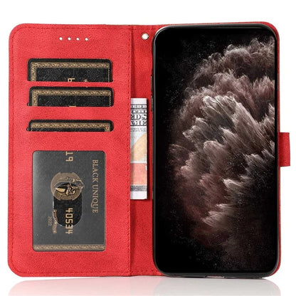 For Samsung Galaxy A05 4G Case Stand Color Splicing PU Leather Wallet Phone Cover
