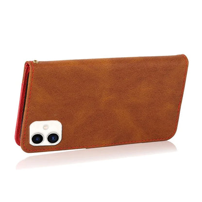 For Samsung Galaxy A05 4G Case Stand Color Splicing PU Leather Wallet Phone Cover