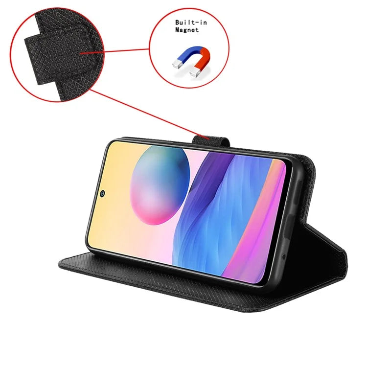 For Xiaomi Redmi Note 13 Pro+ 5G Case TPU + PU Leather Wallet Smartphone Shell Cover