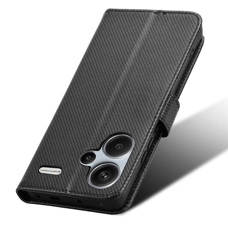 For Xiaomi Redmi Note 13 Pro+ 5G Case TPU + PU Leather Wallet Smartphone Shell Cover