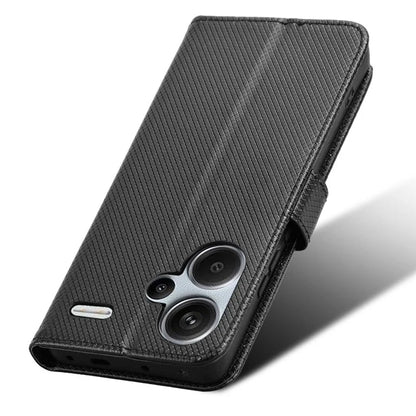 For Xiaomi Redmi Note 13 Pro+ 5G Case TPU + PU Leather Wallet Smartphone Shell Cover