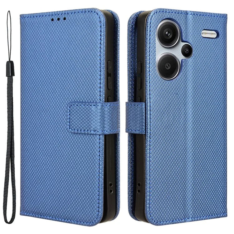 For Xiaomi Redmi Note 13 Pro+ 5G Case TPU + PU Leather Wallet Smartphone Shell Cover