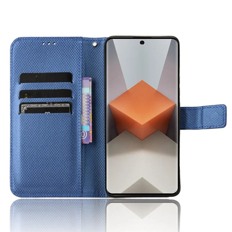 For Xiaomi Redmi Note 13 Pro+ 5G Case TPU + PU Leather Wallet Smartphone Shell Cover