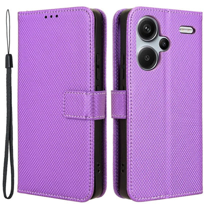 For Xiaomi Redmi Note 13 Pro+ 5G Case TPU + PU Leather Wallet Smartphone Shell Cover