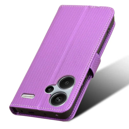 For Xiaomi Redmi Note 13 Pro+ 5G Case TPU + PU Leather Wallet Smartphone Shell Cover