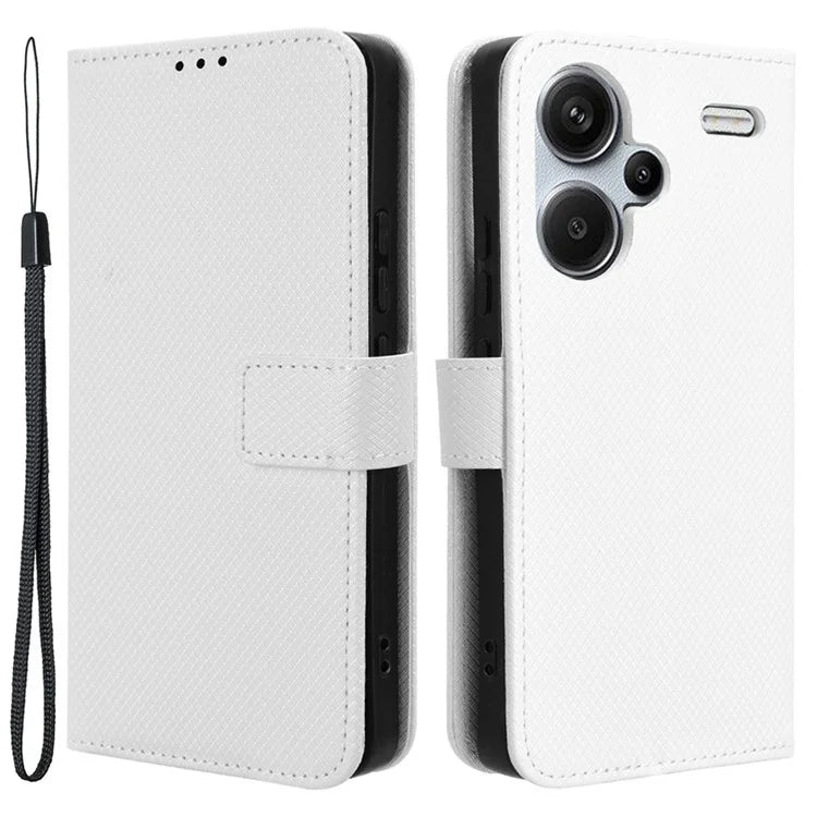 For Xiaomi Redmi Note 13 Pro+ 5G Case TPU + PU Leather Wallet Smartphone Shell Cover