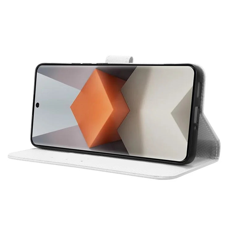 For Xiaomi Redmi Note 13 Pro+ 5G Case TPU + PU Leather Wallet Smartphone Shell Cover