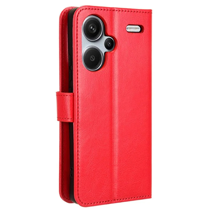 For Xiaomi Redmi Note 13 Pro+ Cell Phone Shell Crazy Horse Texture Cover Phone Case Wallet