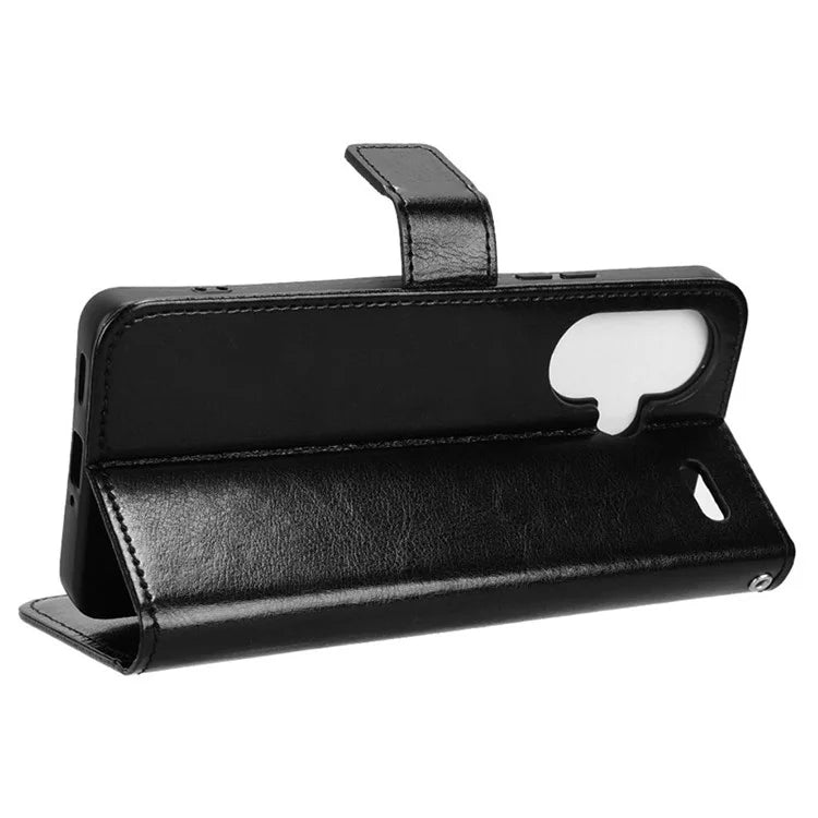 For Xiaomi Redmi Note 13 Pro+ Cell Phone Shell Crazy Horse Texture Cover Phone Case Wallet