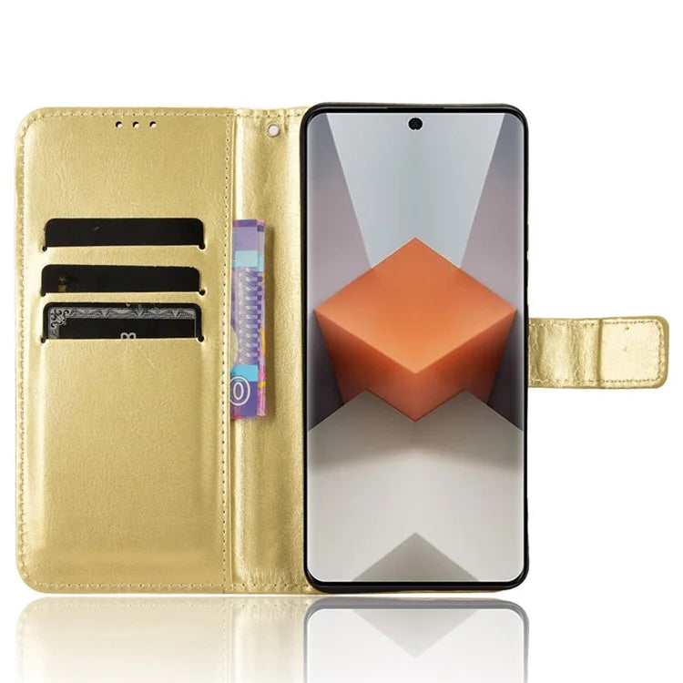 For Xiaomi Redmi Note 13 Pro+ Cell Phone Shell Crazy Horse Texture Cover Phone Case Wallet