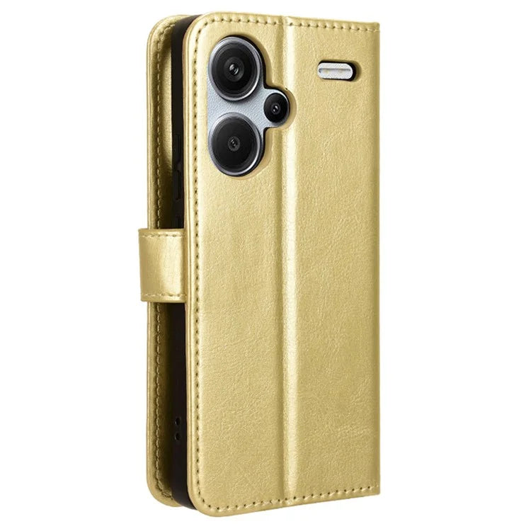 For Xiaomi Redmi Note 13 Pro+ Cell Phone Shell Crazy Horse Texture Cover Phone Case Wallet