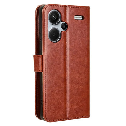 For Xiaomi Redmi Note 13 Pro+ Cell Phone Shell Crazy Horse Texture Cover Phone Case Wallet