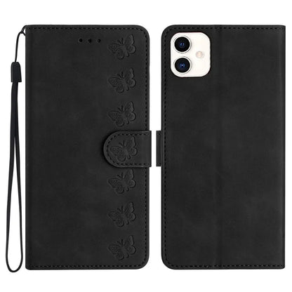 For Samsung Galaxy A05 4G Case Imprinted Butterfly PU Leather Wallet Stand Phone Cover