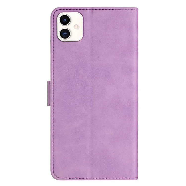 For Samsung Galaxy A05 4G Case Imprinted Butterfly PU Leather Wallet Stand Phone Cover