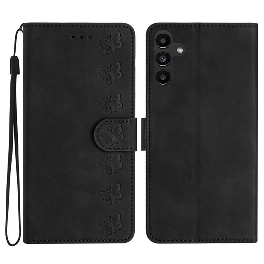 For Samsung Galaxy A05s 4G PU Leather Phone Stand Cover Case Imprinted Butterfly Wallet
