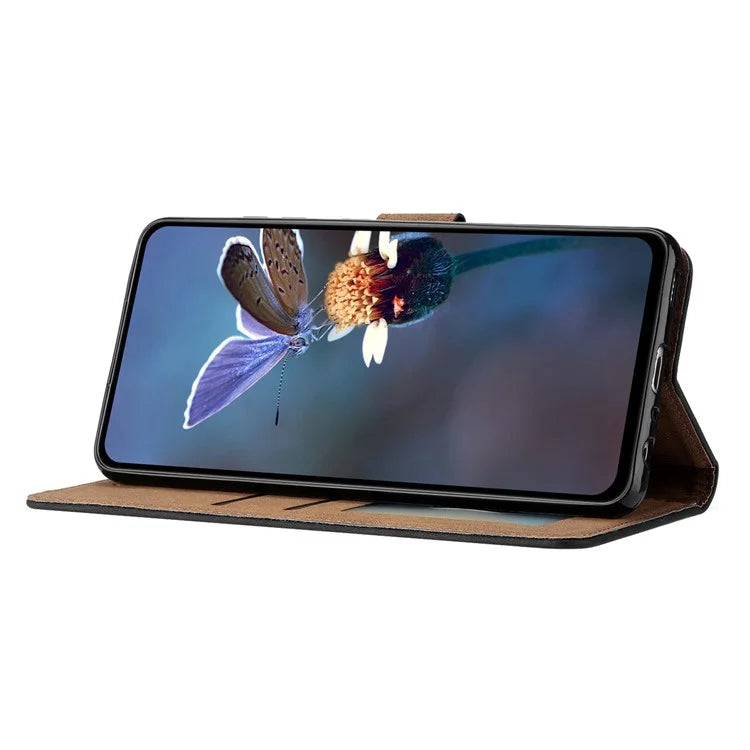 For Samsung Galaxy A05s 4G PU Leather Phone Stand Cover Case Imprinted Butterfly Wallet