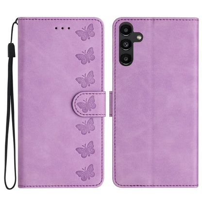 For Samsung Galaxy A05s 4G PU Leather Phone Stand Cover Case Imprinted Butterfly Wallet