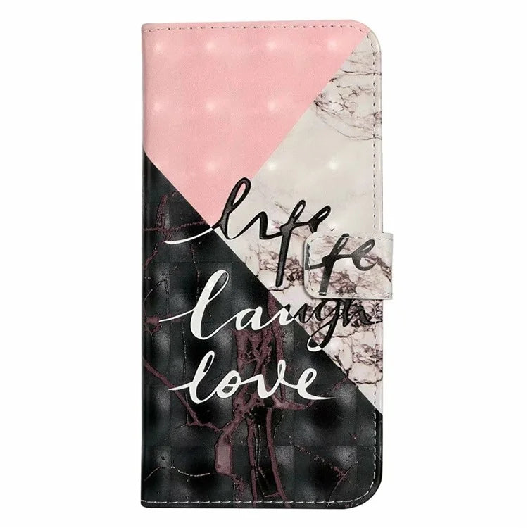 For Samsung Galaxy A05 4G Case PU Leather 3D Pattern Printing Phone Cover