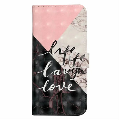 For Samsung Galaxy A05 4G Case PU Leather 3D Pattern Printing Phone Cover