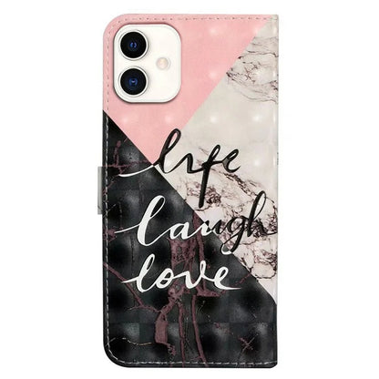 For Samsung Galaxy A05 4G Case PU Leather 3D Pattern Printing Phone Cover