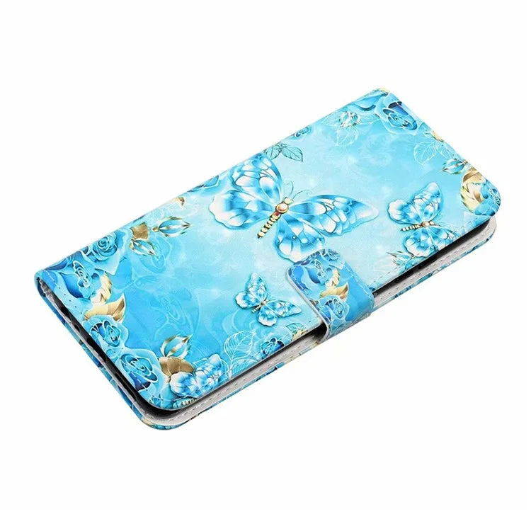 For Samsung Galaxy A05 4G Case PU Leather 3D Pattern Printing Phone Cover