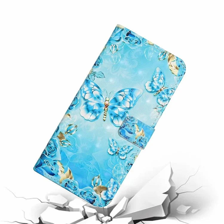 For Samsung Galaxy A05 4G Case PU Leather 3D Pattern Printing Phone Cover