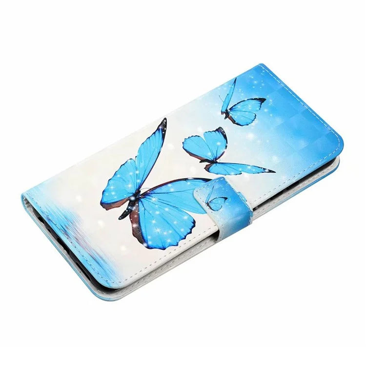 For Samsung Galaxy A05 4G Case PU Leather 3D Pattern Printing Phone Cover