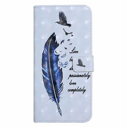 For Samsung Galaxy A05 4G Case PU Leather 3D Pattern Printing Phone Cover