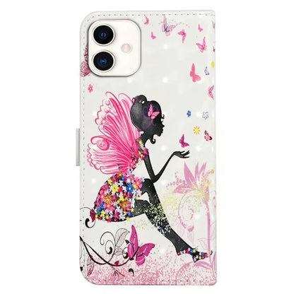 For Samsung Galaxy A05 4G Case PU Leather 3D Pattern Printing Phone Cover