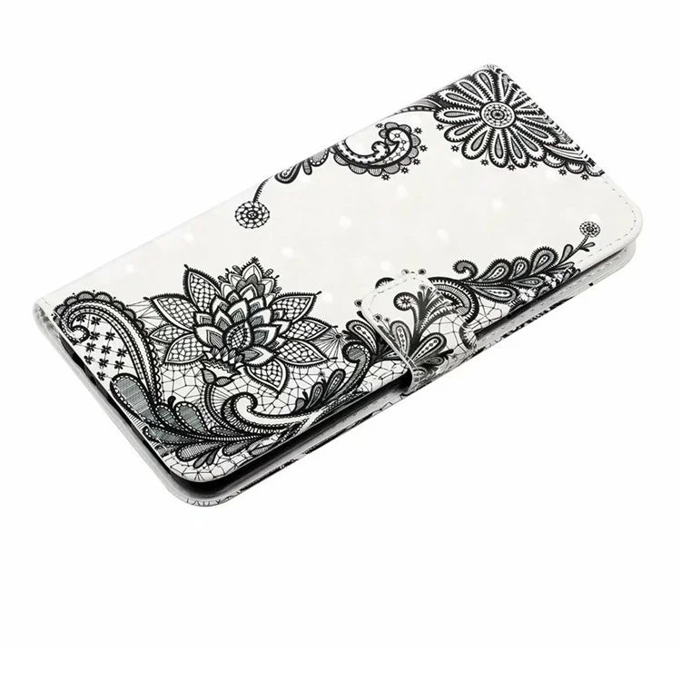 For Samsung Galaxy A05 4G Case PU Leather 3D Pattern Printing Phone Cover
