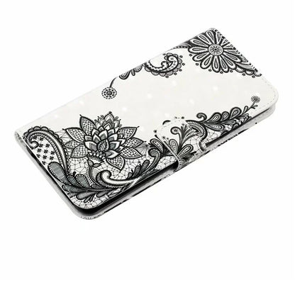 For Samsung Galaxy A05 4G Case PU Leather 3D Pattern Printing Phone Cover