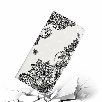 For Samsung Galaxy A05 4G Case PU Leather 3D Pattern Printing Phone Cover