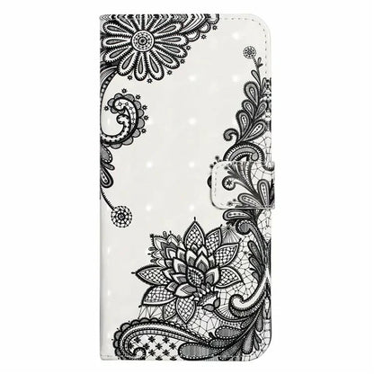 For Samsung Galaxy A05 4G Case PU Leather 3D Pattern Printing Phone Cover