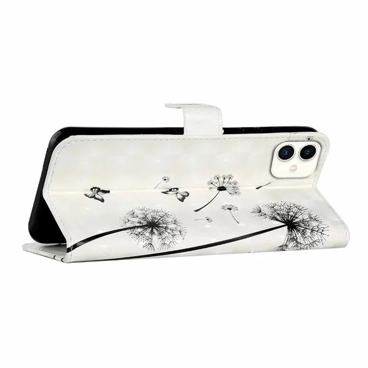 For Samsung Galaxy A05 4G Case PU Leather 3D Pattern Printing Phone Cover