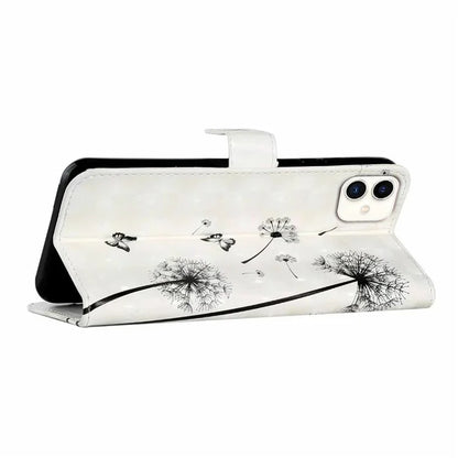 For Samsung Galaxy A05 4G Case PU Leather 3D Pattern Printing Phone Cover